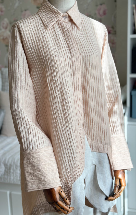 Wavy Peach Blouse