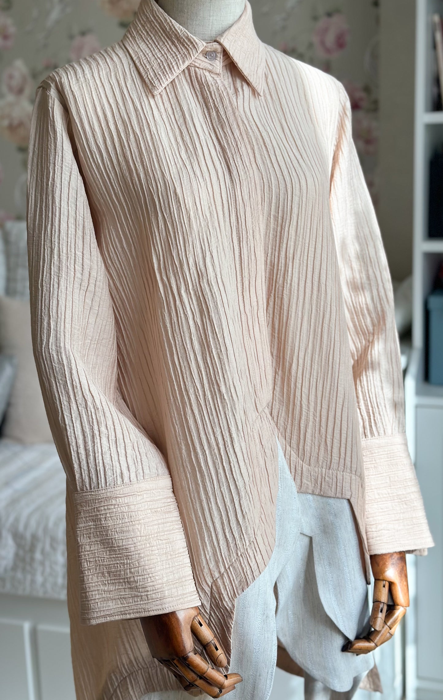 Wavy Peach Blouse
