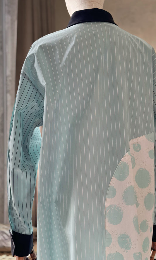 Blue Polka Dots Blouse