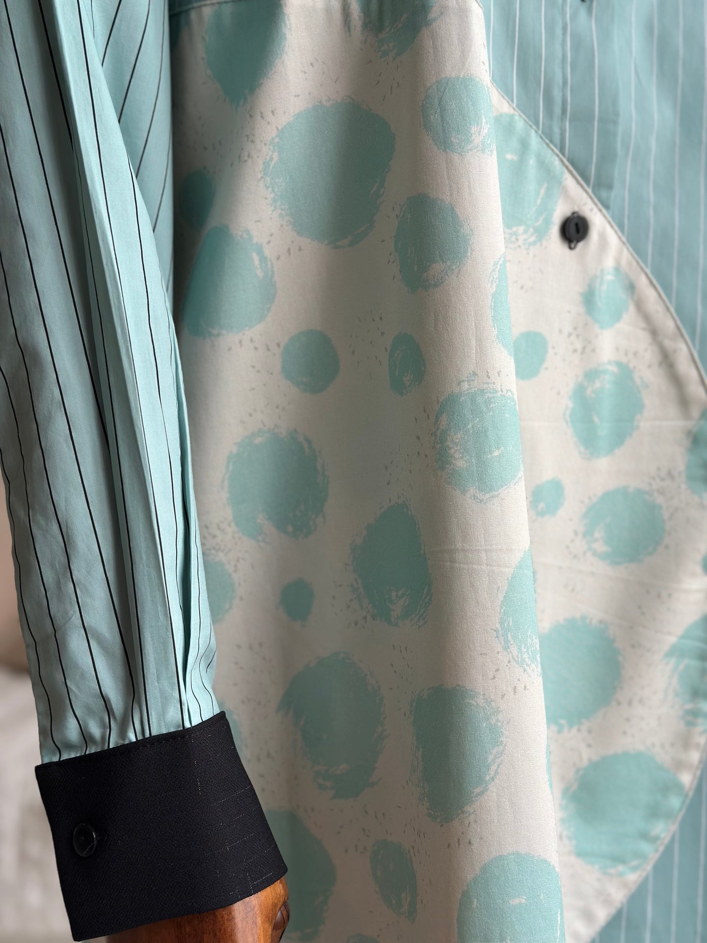 Blue Polka Dots Blouse